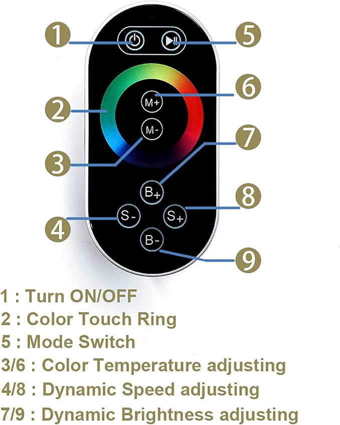 Music Rain Shower System 64 Colors LED Gold Shower Combo Set Ceiling Mounted Bathroom Shower Faucet Set with Shower Head, Handheld Shower, Body Jets, Bathtub Faucet,Remote control - Image 2